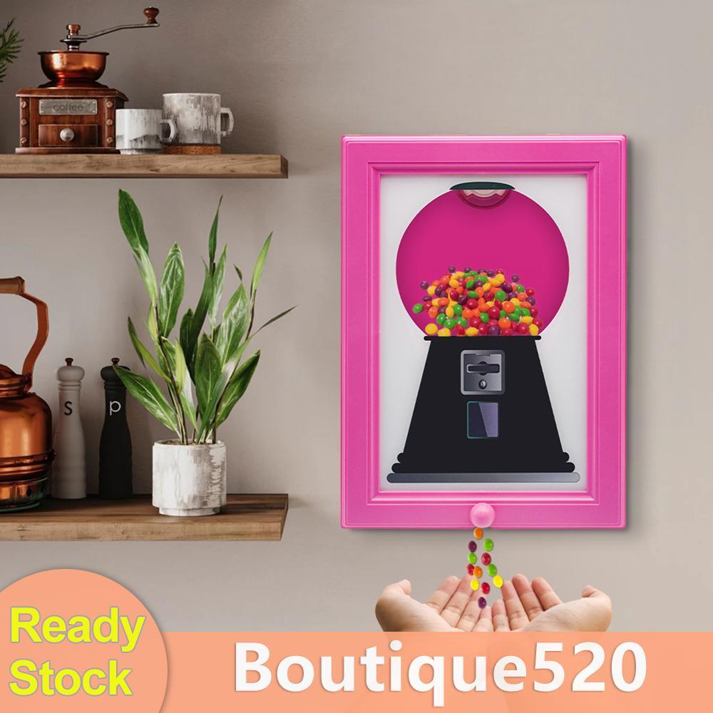 Creative Candy Dispenser กรอบรูป Wall Mount Gumball Machine Handy Candy กรอบสําหรับ Home Office ของข