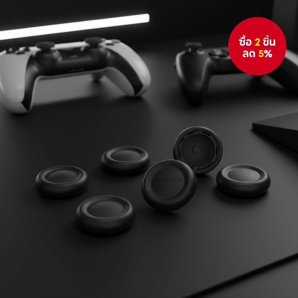 ฝาครอบปุ่มจอย PS5 PS4 PS3 อุปกรณ์เสริมซ่อม拇指握把