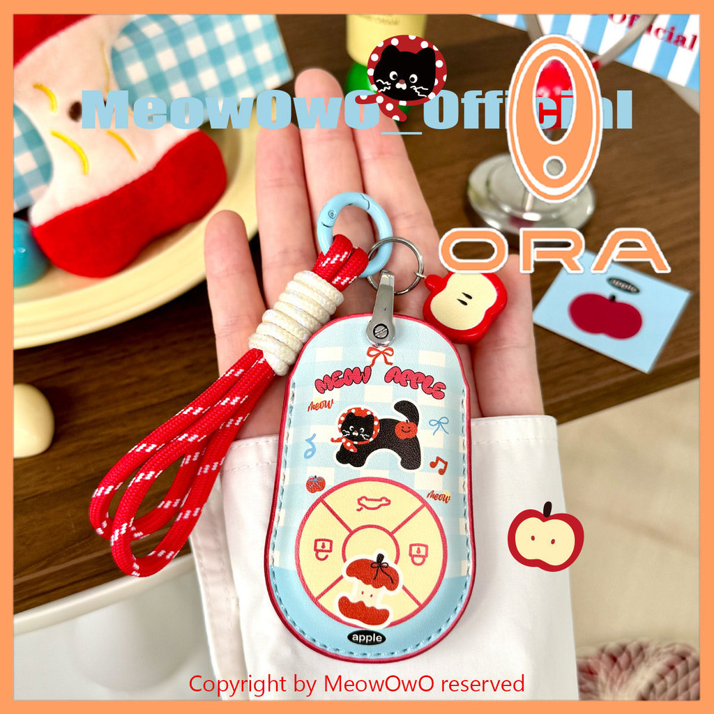 ในสต็อก > สินค้าใหม่~เกลือทะเล Apple ~ Ola ฝาครอบกุญแจรถกระเป๋าหัวเข็มขัด Good Cat GT Lightning Cat Ballet Cat ฤดูร้อนน่ารัก ins * MOJOGY
