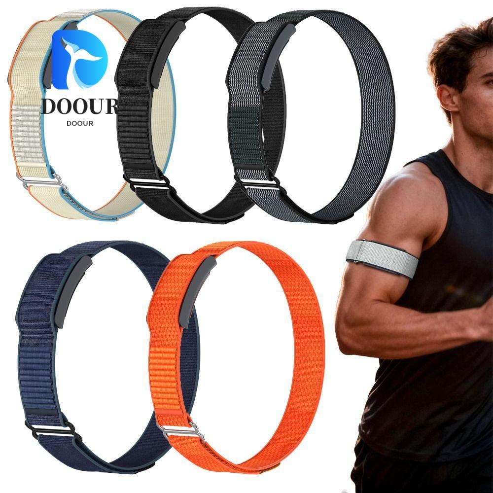DOOUR Fitness Tracker Arm Band,Breathable Loop Design Sport Band Bicep Band,ไนลอนปรับสายสําหรับAmazf
