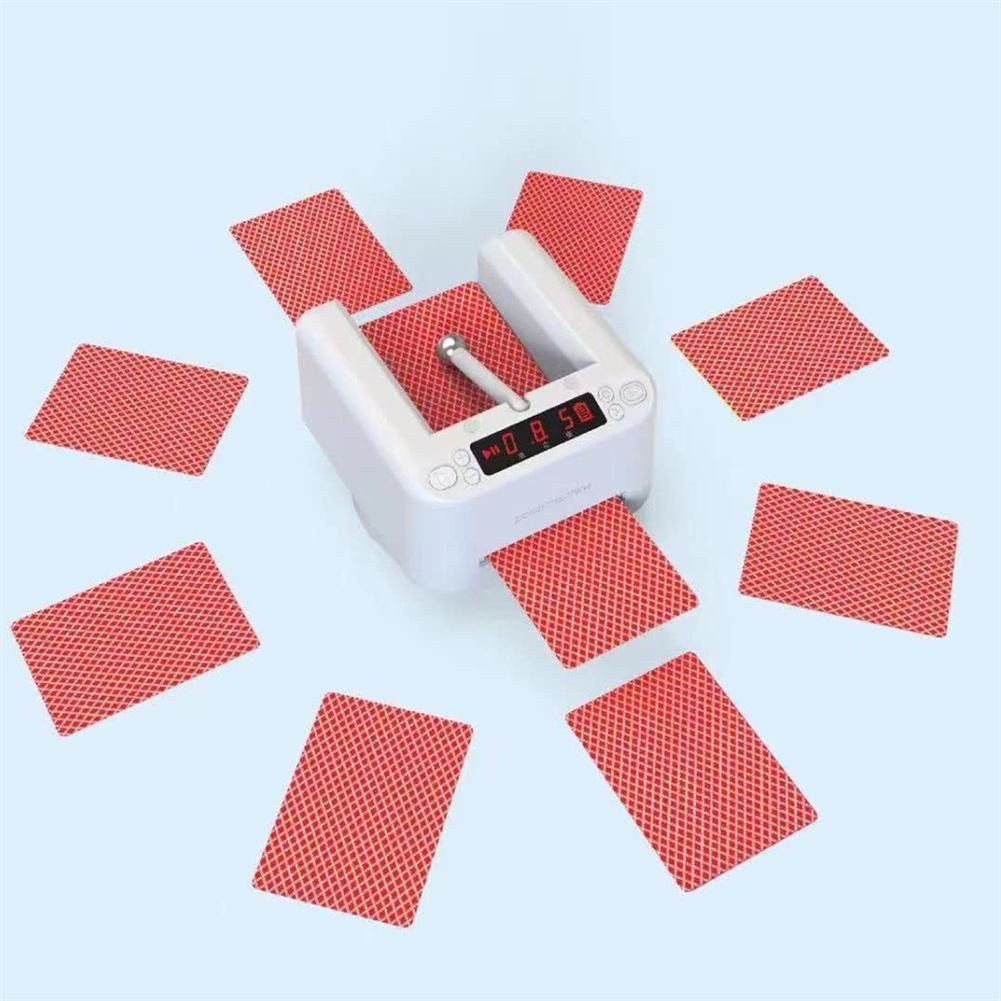 Shopp Public Smart Card Dealer 360° Rotating Universal Automatic Playing Card Dealing Tool for Home 