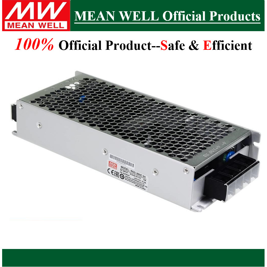 Original Mean Well RSD-300B-5 RSD-300B-12 RSD-300B-24 RSD-300B-48 RSD-300C-5 RSD-300C-12 RSD-300C-24