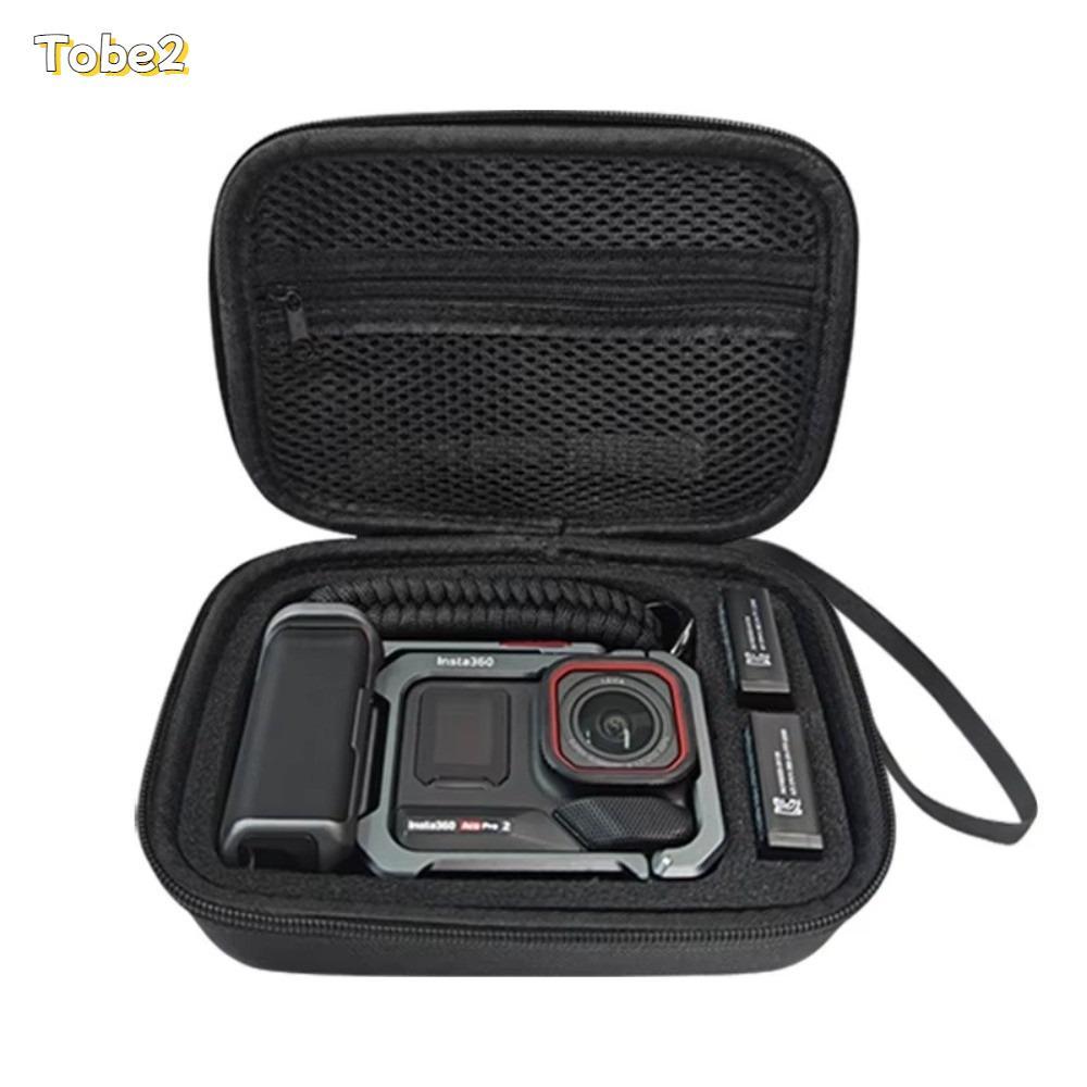 TOBE2 กระเป๋าเก็บของ, EVA กันตกพกพา, มืออาชีพสําหรับ Insta360 Ace 2/1 Xplorer Grip Xplorer Grip Shoc
