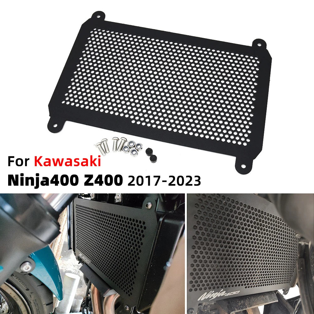 REALZION Motorcycle Radiator Guard Grille Grill Water Cooler Tank Cover Protector For Kawasaki Ninja