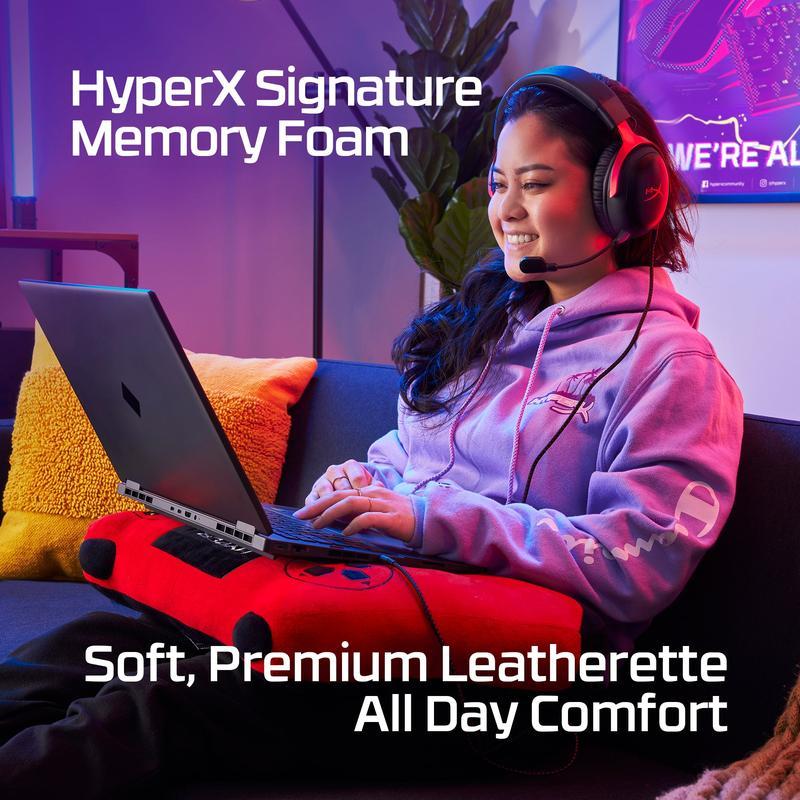 หูฟังเกม HyperX Cloud III สำหรับ PC, PS5, PS4, Xbox Series X|S มาพร้อมไดรเวอร์ 53 มม., DTS Spatial A
