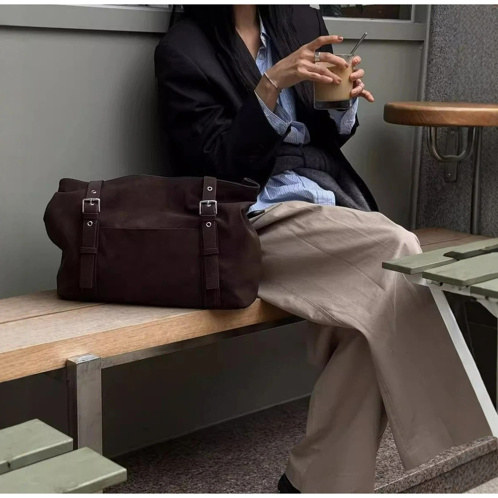 กระเป๋าสะพายขนาดเล็กหนังนิ่ม ดีไซน์วินเทจสำหรับผู้หญิง เพียบพร้อมในการทำงานและการเดินทาง - รูปที่ 3