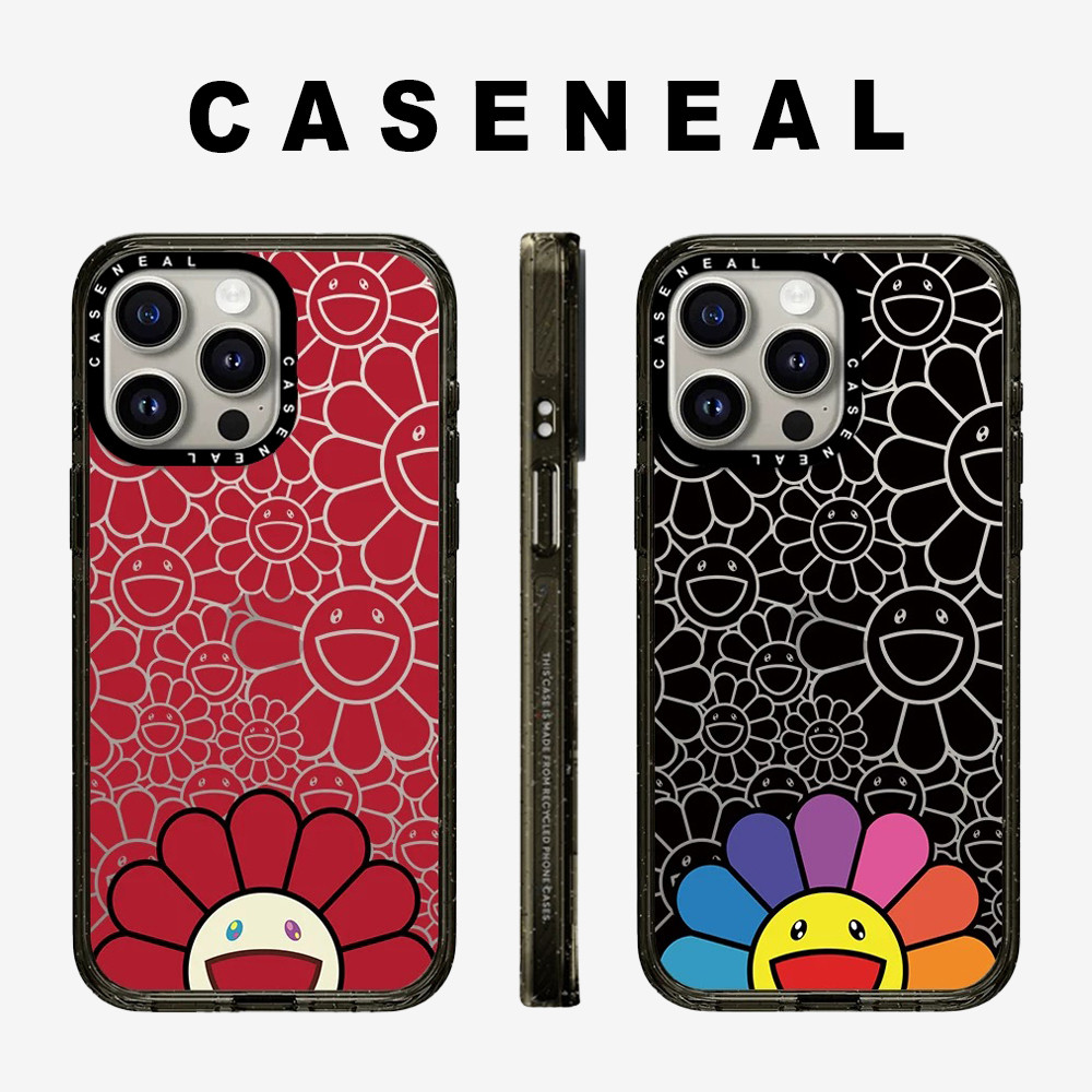 Drop proof โปร่งใส CASENEAL เคสโทรศัพท์ใสสําหรับ iPhone 17ProMax 17pro 17 16promax 16 15promax 14promax 13promax เคสแข็งดอกทานตะวันอะคริลิค iPhone 13 กรณีคุณภาพสูง