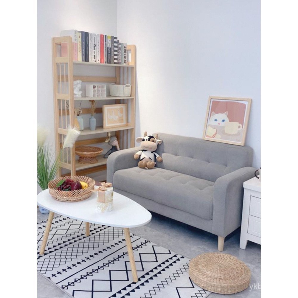 Nordic เช่า s Apartment ห้องนอนโมเดิร์นเรียบง่ายโซฟาผ้า Double Household ω ร้านขายเสื้อผ้าอพาร์ทเมนท