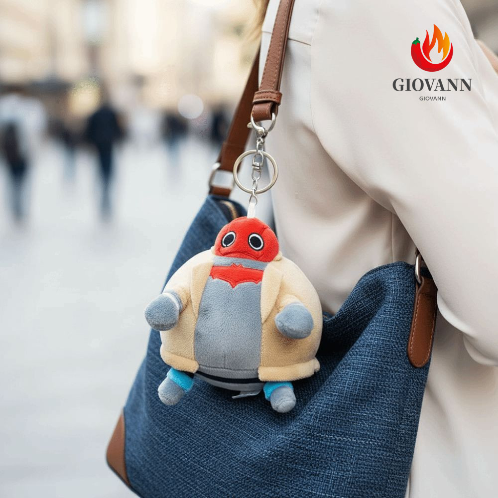 GIOVANNI ไขมัน Jason Todd ตุ๊กตาตุ๊กตา, วัสดุนุ่มตุ๊กตาตุ๊กตา Fat Jason Todd จี้ Plush, Kawaii อะนิเ