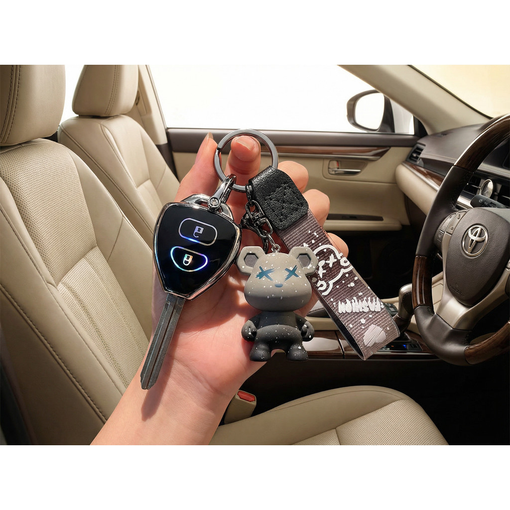 เคสกุญแจรีโมทรถยนต์ สําหรับ Toyota 2 3 ปุ่ม Vios Yaris Commuter Vigo Innova Fortuner Altis Camry ราคา ถูกที่สุด ดีลบีเคเค แกลเลอรีภาพที่ 4