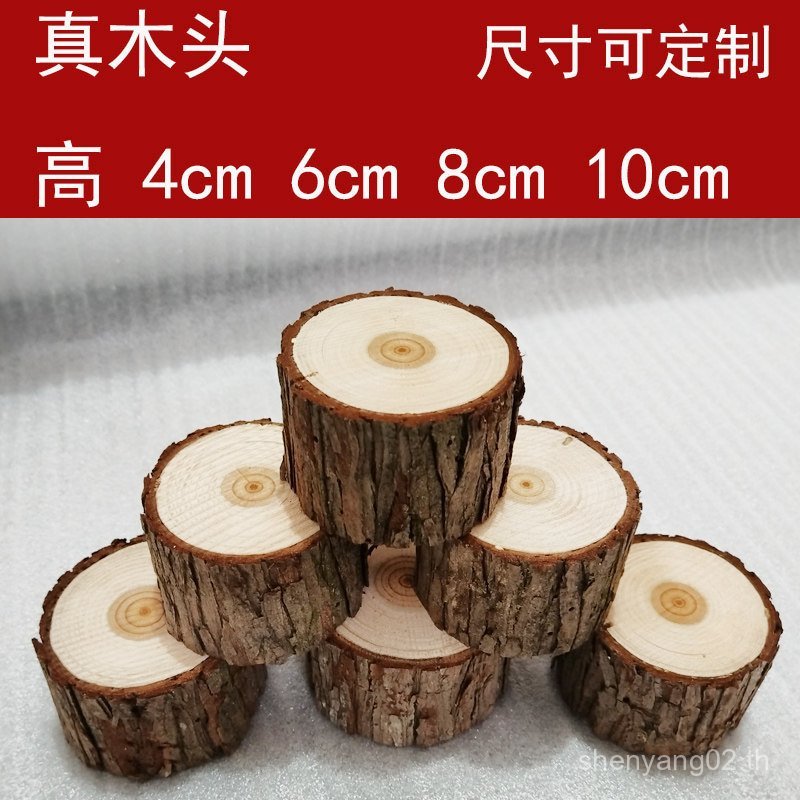 เครื่องประดับตอไม้ Log Stump ฐาน Stump Trunk อุปกรณ์ประกอบฉากการถ่ายภาพอนุบาล diy Handmade คอลัมน์ไม