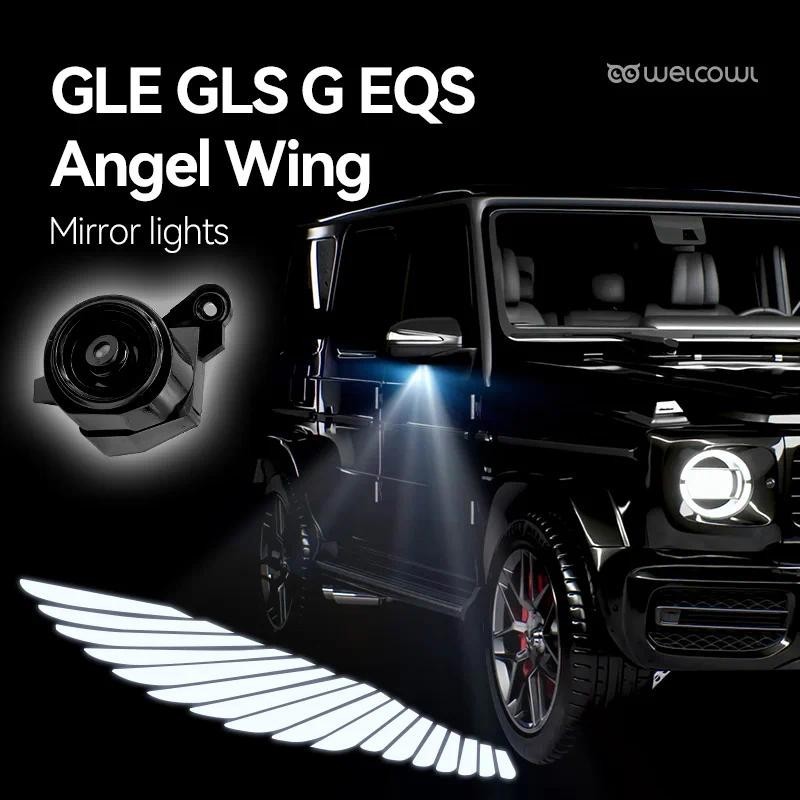 กระจกมองหลังพรมโคมไฟสําหรับMercedes-Benz GLE GLS GLE53 GLE43 G63 G500 G Class W464 W167 Ambient Ligh