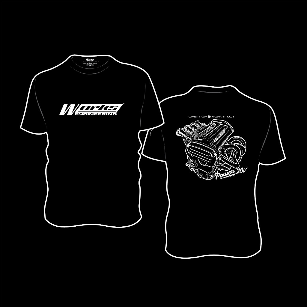 ทํางานวิศวกรรมโตโยต้า 4age 20V / Power 20V Limited Edition เสื้อยืดคอกลมไมโครไฟเบอร์ Unisex