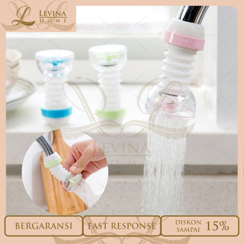 Anti-Splash Water Faucet Connection Water-Saving Faucet Connector Faucet Sprayer [Levina Home]