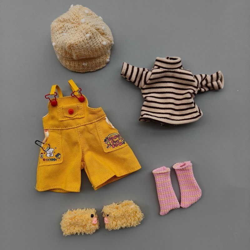 ชุดตุ๊กตา30ซม.ขนยาวน่ารักชุดฤดูหนาว1/6อุปกรณ์ตุ๊กตาแต่งตัวของเล่นสําหรับเด็ก