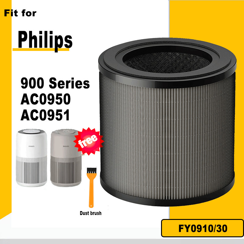 FY0910/30 FY0910 เปลี่ยน H13 ตัวกรองถ่านกัมมันต์ Hepa สําหรับเครื่องฟอกอากาศ Philips 900 Series AC09