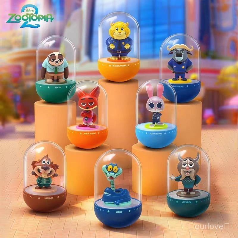 [ของแท้] สนุก Crazy Zoo อะนิเมะ Weekly Series Night Light การ์ตูน Fox Nick Night Light Creative Lumi