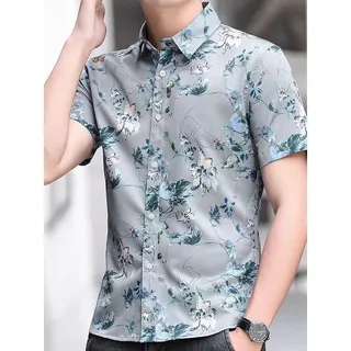 ฮาวายเสื้อแขนสั้นพิมพ์ดิจิตอลโพลีเอสเตอร์สำหรับผู้ชายและผู้หญิง M-3XL เทศกาลสงกรานต์
