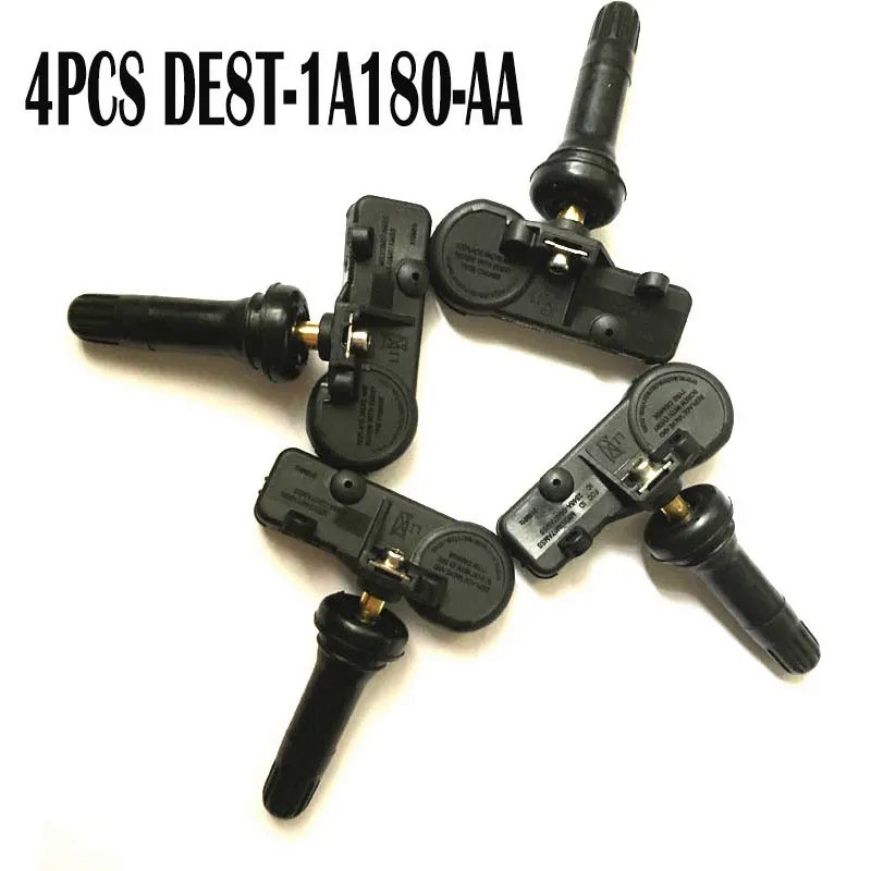 4 ชิ้น เซ็นเซอร์ความดันยาง TPMS สำหรับ Mustang Fusion Escape ปี 2012-2013 9L3Z-1A189-A CM5T-1A180-AA