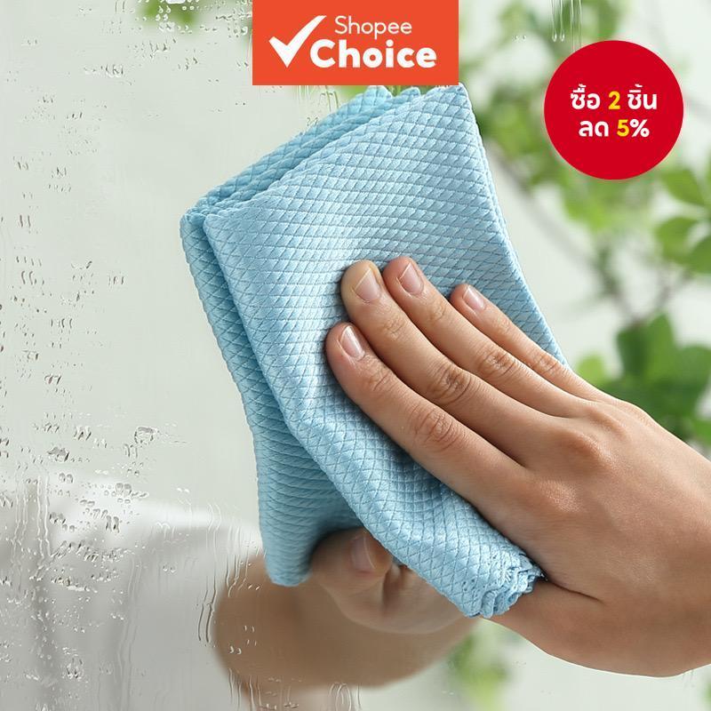 5 ชิ้น/10 ชิ้น/20 ชิ้น Lint-Free ผ้าทําความสะอาดแก้วดูดซับปลาขนาดผ้าสําหรับ Streak-Free Shine