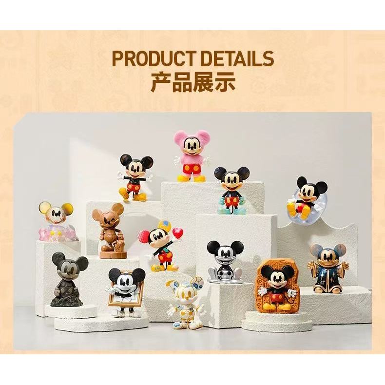 P POPMART POPMART Disney Mickey Creative Boundless Series รูปกล่องปริศนาตกแต่งของขวัญของเล่น ราคา ถูกที่สุด ดีลบีเคเค แกลเลอรีภาพที่ 9