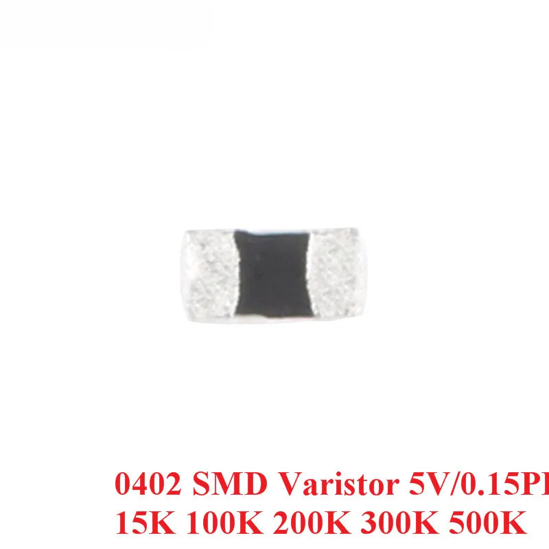 50PCS 0402 SMD Vartor 5V/0.15PF RL0402E005M015K 15K 100K 200K 300K 500K ใหม่เดิม