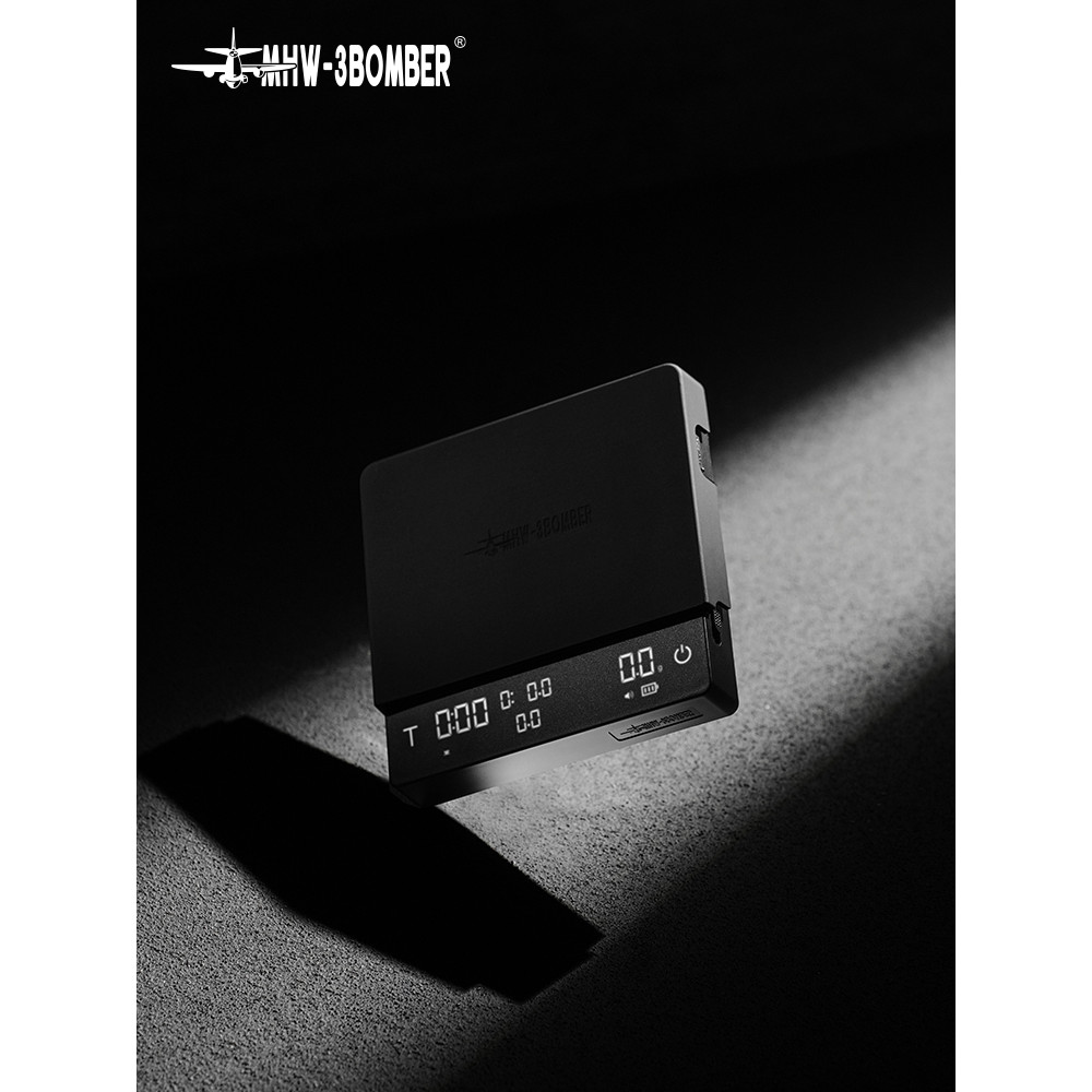 MHW-3BOMBER Bomber Little Rubiks Cube 3.0 pro max Coffee Electronic Scale Coffee Bean Weighting Timi