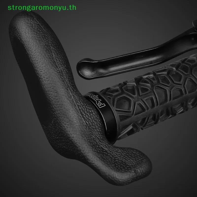 Strongaromonyu 1 คู่ขี่จักรยานจักรยานเสริม Handlebar Horn Bar End ชิ้นส่วนจักรยานจักรยานเสือภูเขาขนาดเล็ก Rest Handlebar พลาสติก RestBars TH