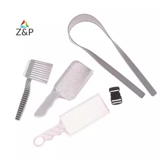 Z&P DIY บ้านตัดผมตัดผมตัดโค้ง Fade หวีชุดเครื่องมือสําหรับทรงผมไล่ระดับสีโกนแม่แบบ COD