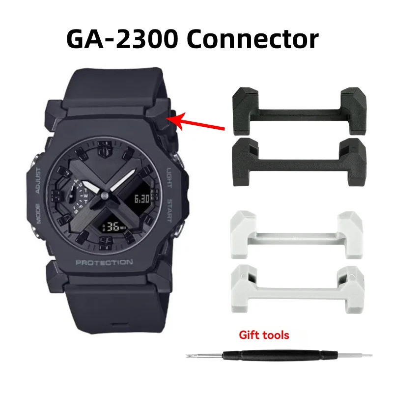 GA-2300 นาฬิกาสําหรับ Casio G-SHOCK GA2300 GA 2300 นาฬิกาอะแดปเตอร์ดัดแปลงหนังยางสายเหล็กตัวแปลงโลหะ