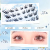 【ใหม่】G96 นางแมว MILAIขนตาปลอมกาวในตัว ตาเฉี่ยว สายฝอ ฟุ้งๆ ดูมีมิติ รูปที่ 4