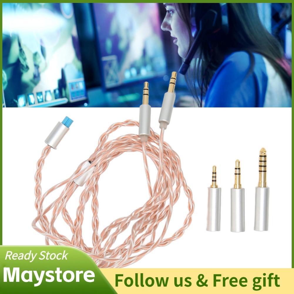 Maystoree สายอัพเกรดหูฟัง 3 ใน 1 Lossless Sound Balanced สำหรับ MDR Z7 Z7M2 Z1R Sundara HE400