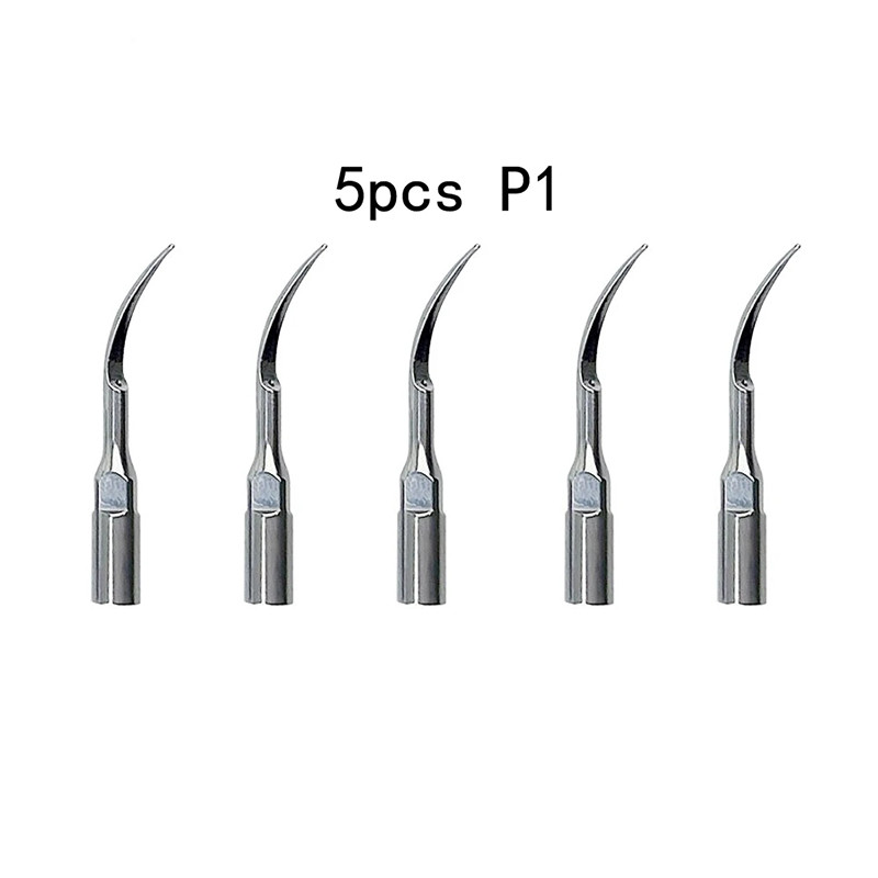 5PCS Dental Scaler P1 เคล็ดลับ Fit EMS นกหัวขวาน Ultrasonic Scaler Handpiece ทันตกรรม Ultrasonic Sca