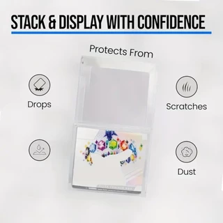 1PC Acrylic Magnetic Case For ETB /English Booster/Japanese Small Booster/Japanese Booster 5mm Thick Protector Stackable