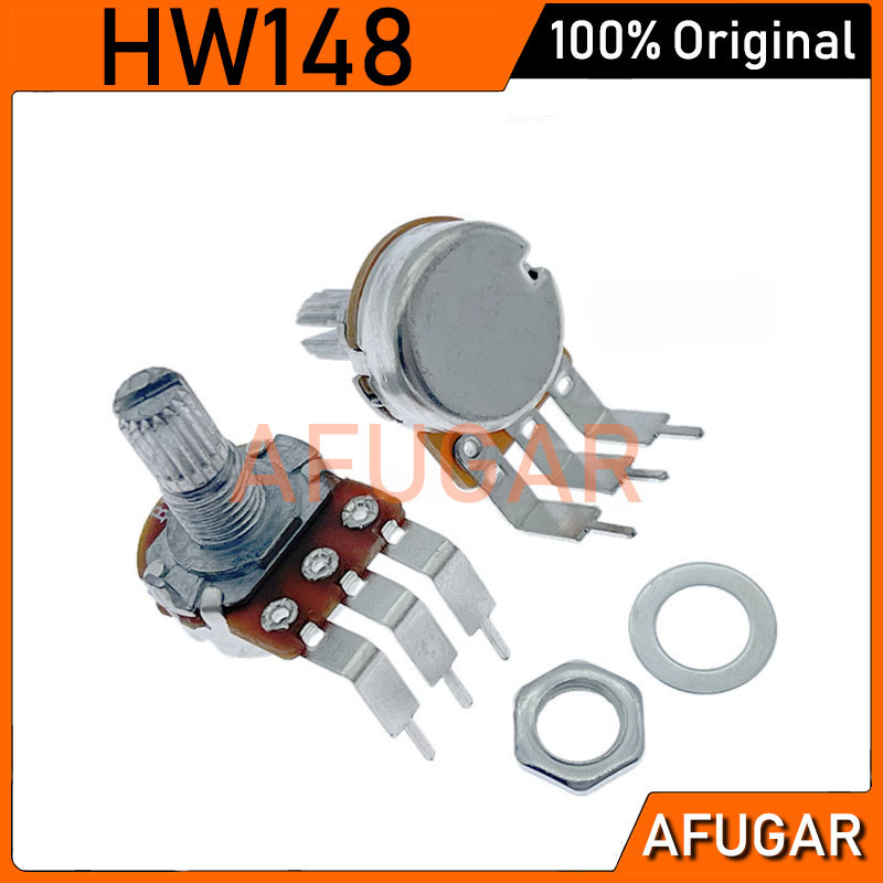 5 ชิ้น WH148 B1K B5K B10K A10K B20K B50K B100K ข้อต่อเดี่ยว potentiometer