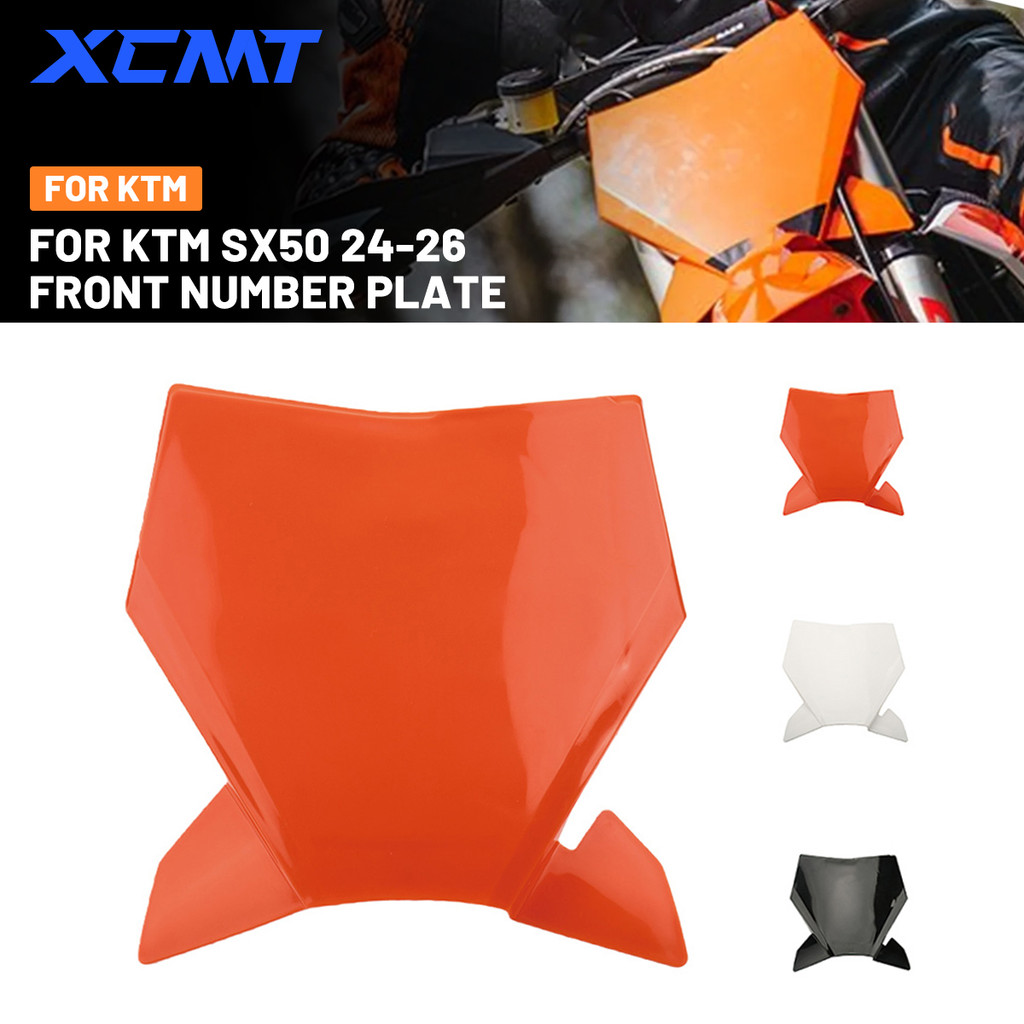 สําหรับ เคทีเอ็ม SX 50 SX50 2024 2025 2026 อุปกรณ์เสริมรถจักรยานยนต์ด้านหน้าจํานวนแผ่นฝาครอบพลาสติก