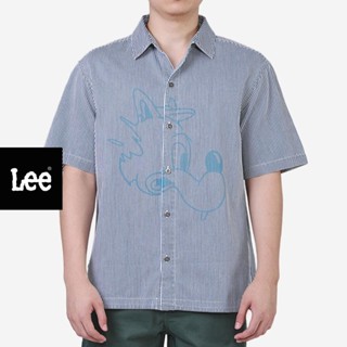 LEE เสื้อเชิ้ตแขนสั้นผู้ชาย คอลเลคชั่น Lee x Akid From Yeste…