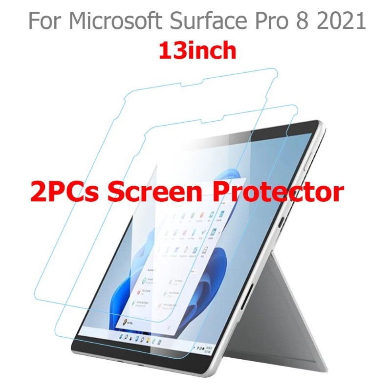 1-2 ชิ้นป้องกันหน้าจอแก้วสําหรับ Microsoft Surface Pro 12 2025 X 10 11 8 9 7 6 5 4 3 แท็บเล็ตกระจกนิรภัยป้องกันฟิล์มสําหรับ Surface GO3 GO4 GO GO2 7 7 + 3 4 2 10.8 HD Clear ฟิล์ม