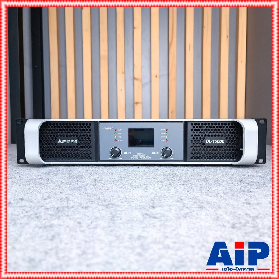 DL-CW microtech poweramp Class D Micro TECH DL 15000 dleight Power Amplifier