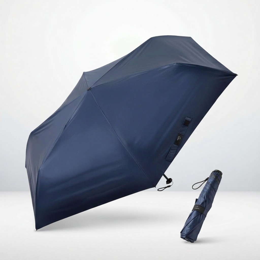 [GRAV] Lightweight Compact Foldable Umbrella - Dual Use for Sun and Rain【Large Diameter 108cm / Ligh