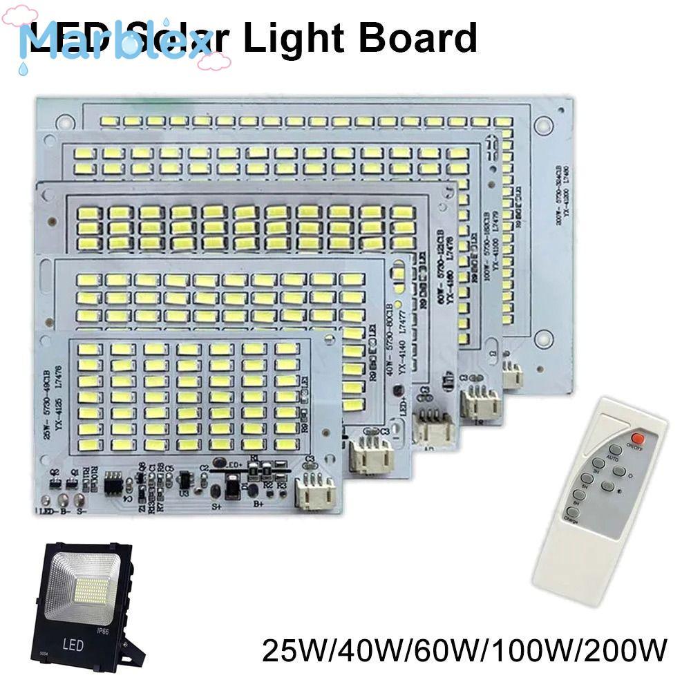 MARBLEX 1 ชิ้นแผงแหล่งกําเนิดแสง, 25/40/60/100/250 วัตต์แสงสีขาว LED Light Board, SMD5730 ความสว่างสูงพร้อมรีโมทคอนโทรล Floodlight