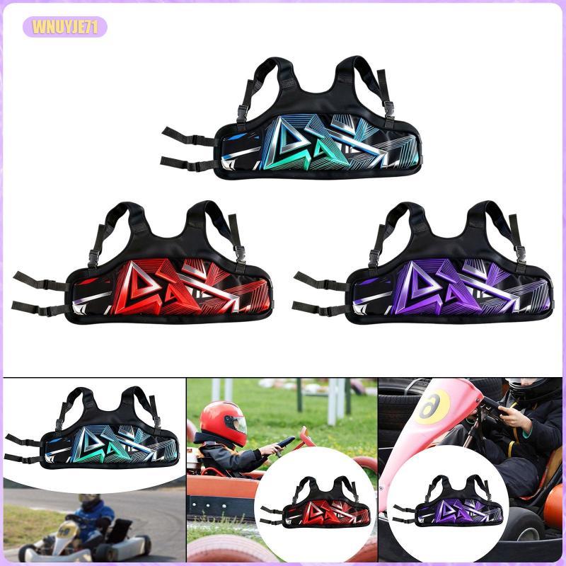 [wnuyje71] Go Kart Rib Protector Karting Armor สายรัดปรับได้ Go Kart Vest Breathable