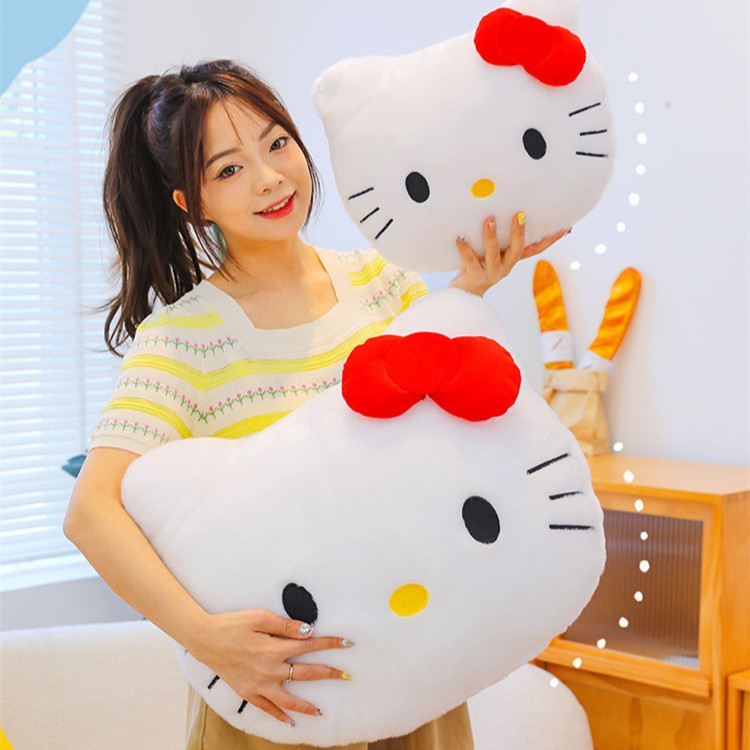 B10 หมอนอิงรูปหัวแมว   สุดน่ารักและมีสไตล์สำหรับเด็กผู้หญิง  พร้อมส่ง