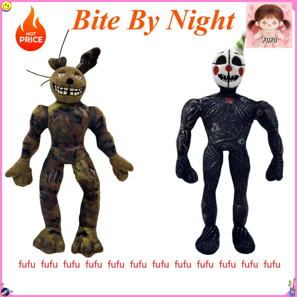 Bite By Night ตุ๊กตาของเล่น FNAF Roblox นุ่ม Cuddly ของขวัญสะสมสําหรับเด็กและแฟน