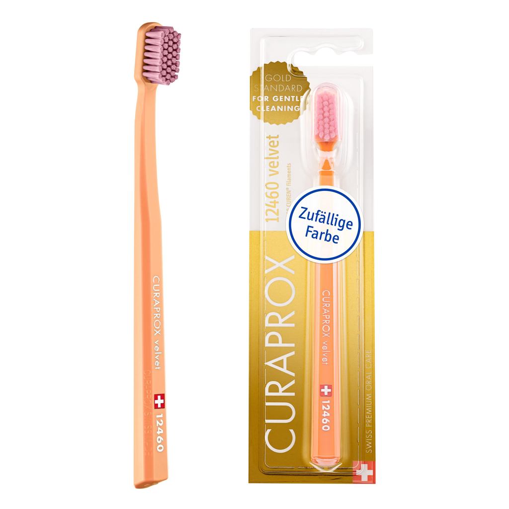 CURAPROX CS12460 Velvet Toothbrush Assorted Pack (12,460 Bristles, Random Colors, Multiple Set Optio