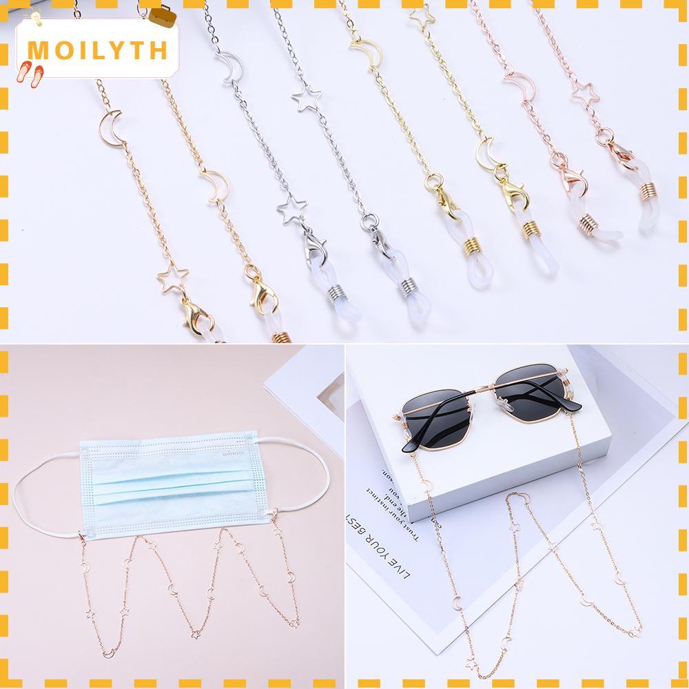 MOILYTH Lanyards Cord Holder Star Moon Anti-lost Punk Jewelry