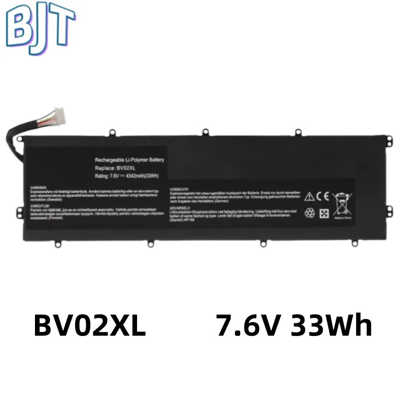 7.6V 33Wh New BV02XL Laptop Battery For HP Envy X2 Detachable 13 Series 13-J050NA 13-J012DX 13-J000N