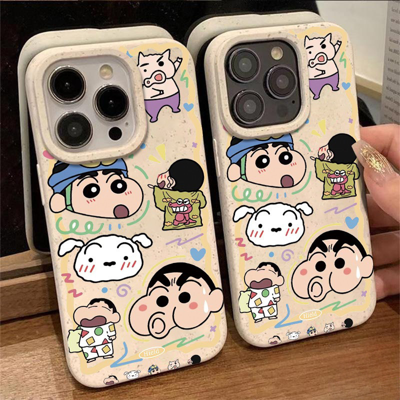 สําหรับiPhone 16 15 Pro Max 11 12 13 14 6 6P 7Plus 8Plus X XR XS Maxการ์ตูนSquinting Xiaoxinข้าวสาลี