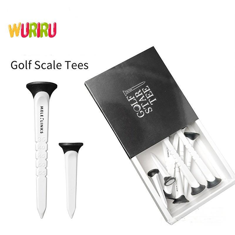 [แปด] 12 ชิ้น 45/79 มม. Golf Scale Tees พลาสติกทนทาน Golf Tees ออกแบบเพื่อเพิ่มประสิทธิภาพ Golf Shot