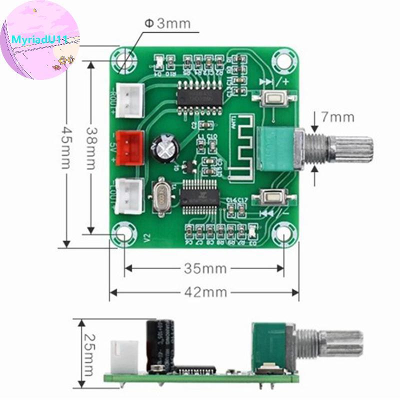 MyriadU XH-A158 Wireless Speaker Amplifier Board Ultra Clear 5.0 Audio Power Amplifier Board TH